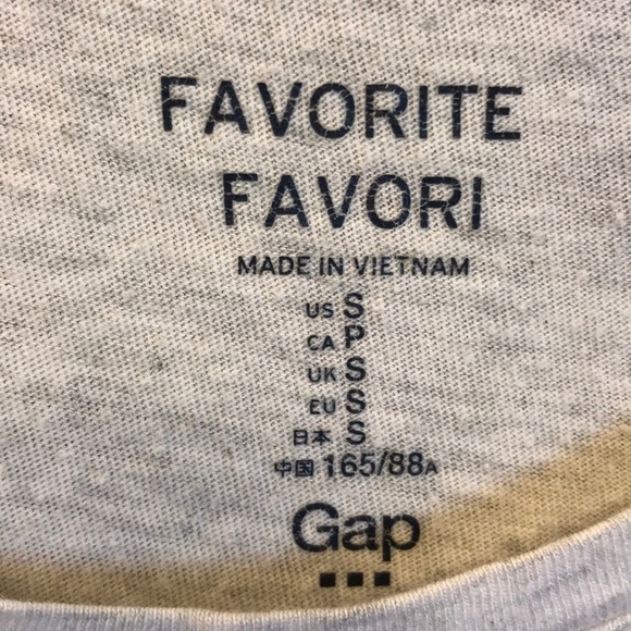 2/$25 GAP Favorite Favori Crewneck T-Shirt - Picture 8 of 8